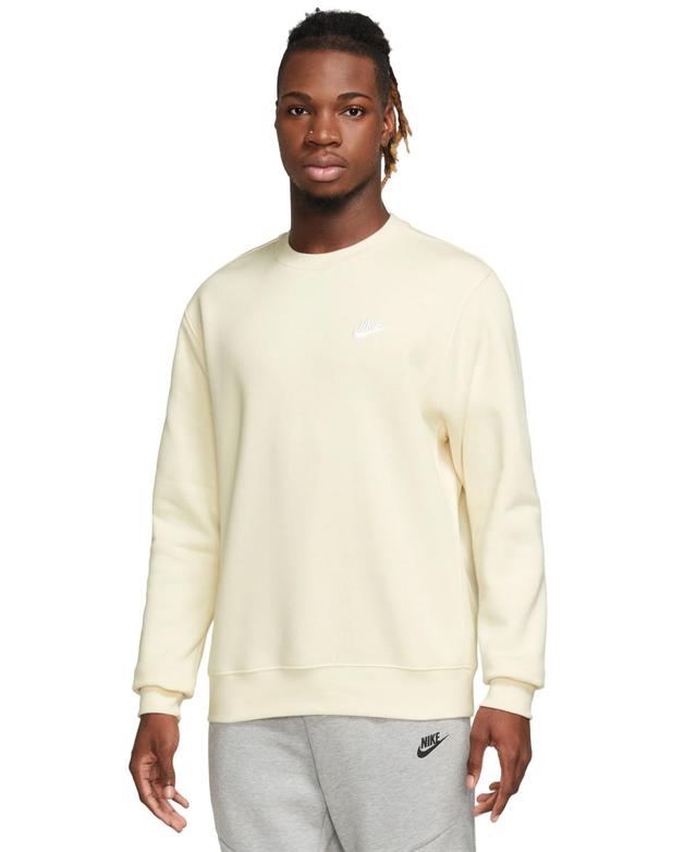 Mens Nike Club Fleece Crew Green Horizon Product Image