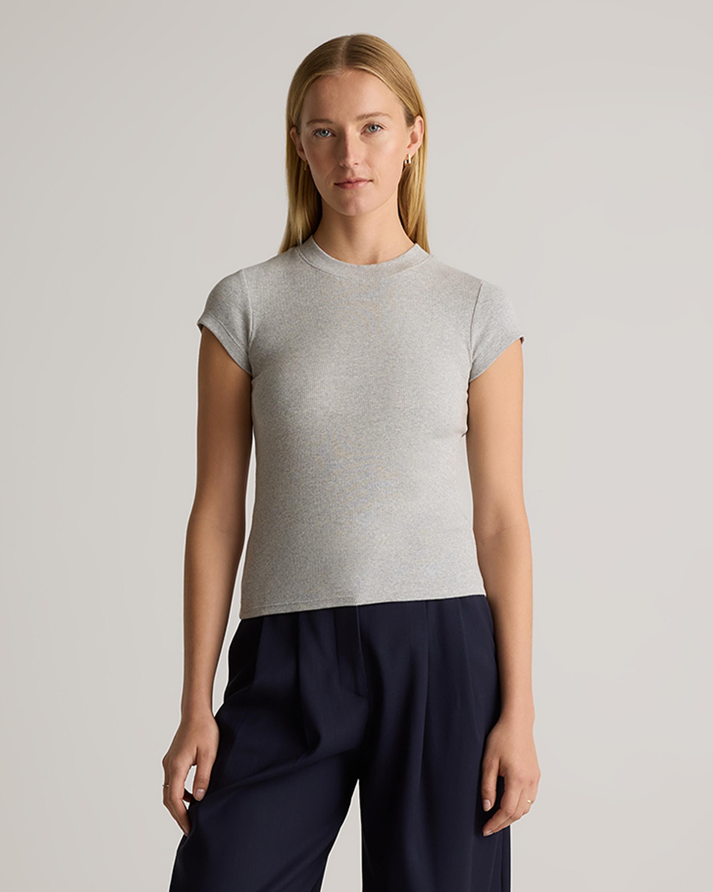 Organic Cotton Micro-Rib Crewneck Tee (3-Pack) Product Image