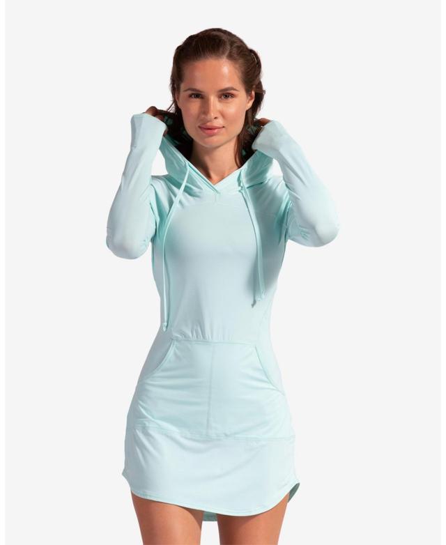 Womens Upf 50+ Sun Protection Hoodie Dress Product Image