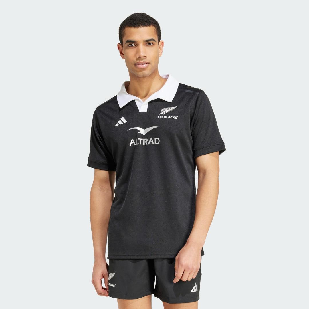 adidas All Blacks Rugby Home Jersey All Black M Mens Product Image