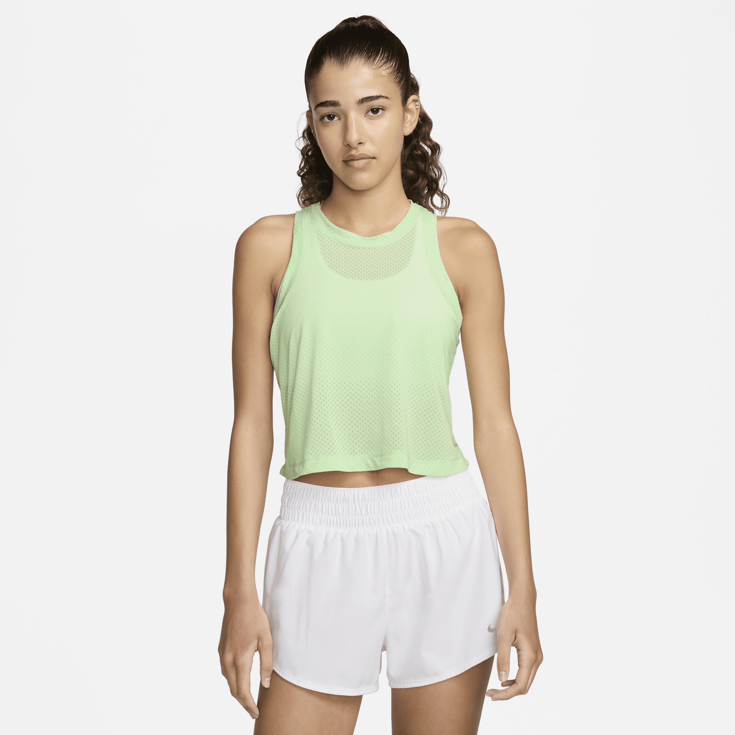 Nike Womens One Classic Breathe Dri-FIT Cropped Tank Top Product Image