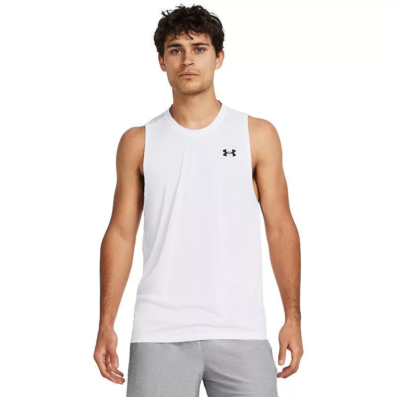 Under Armour Mens Ua Tech Performance Tank - Castlerock Gry/ Product Image