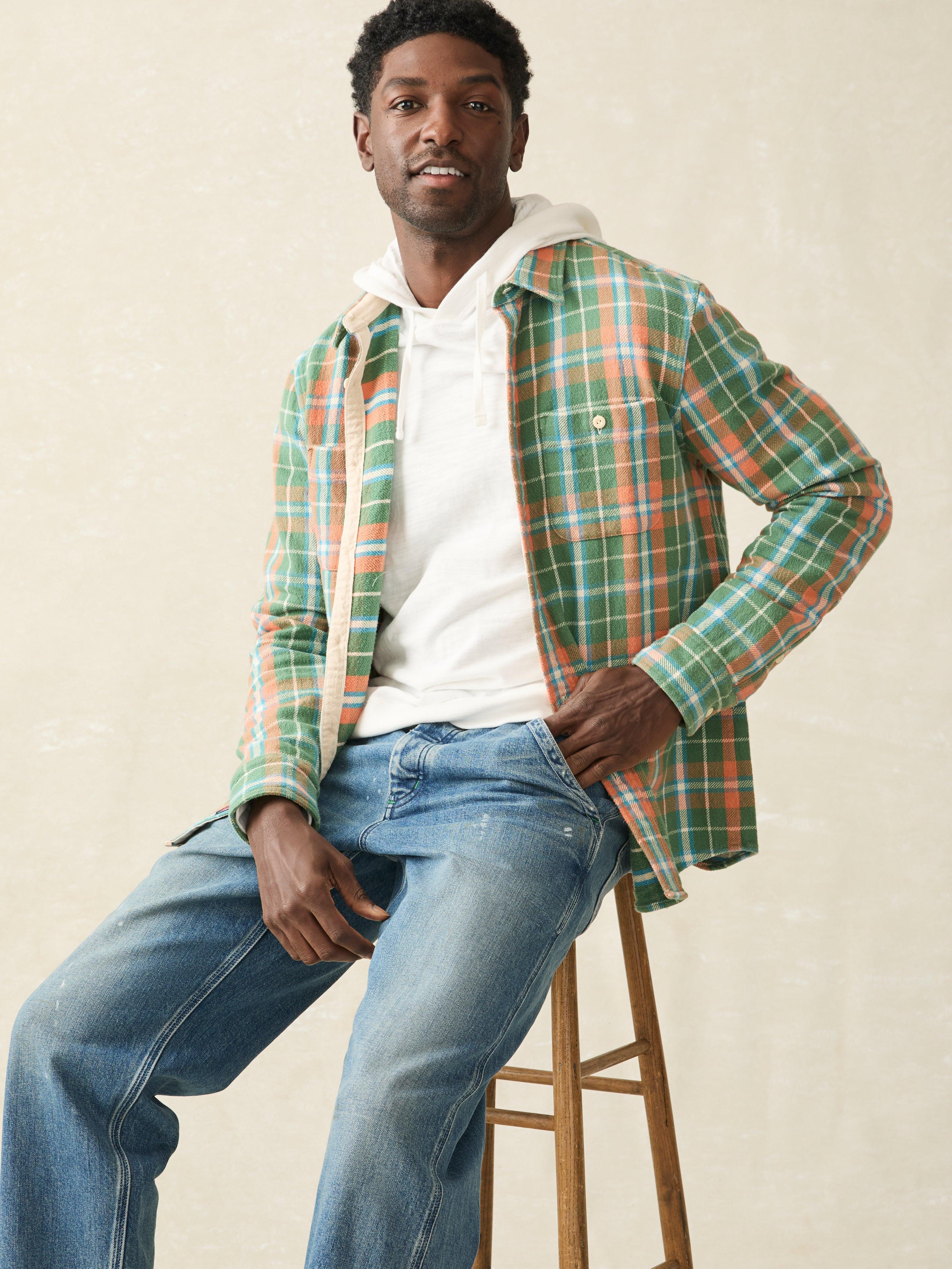 Surf Flannel - Forest Hollow Plaid Male Product Image