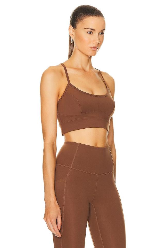 Varley Lets Move Irena Bra Brown. (also in XS). Product Image