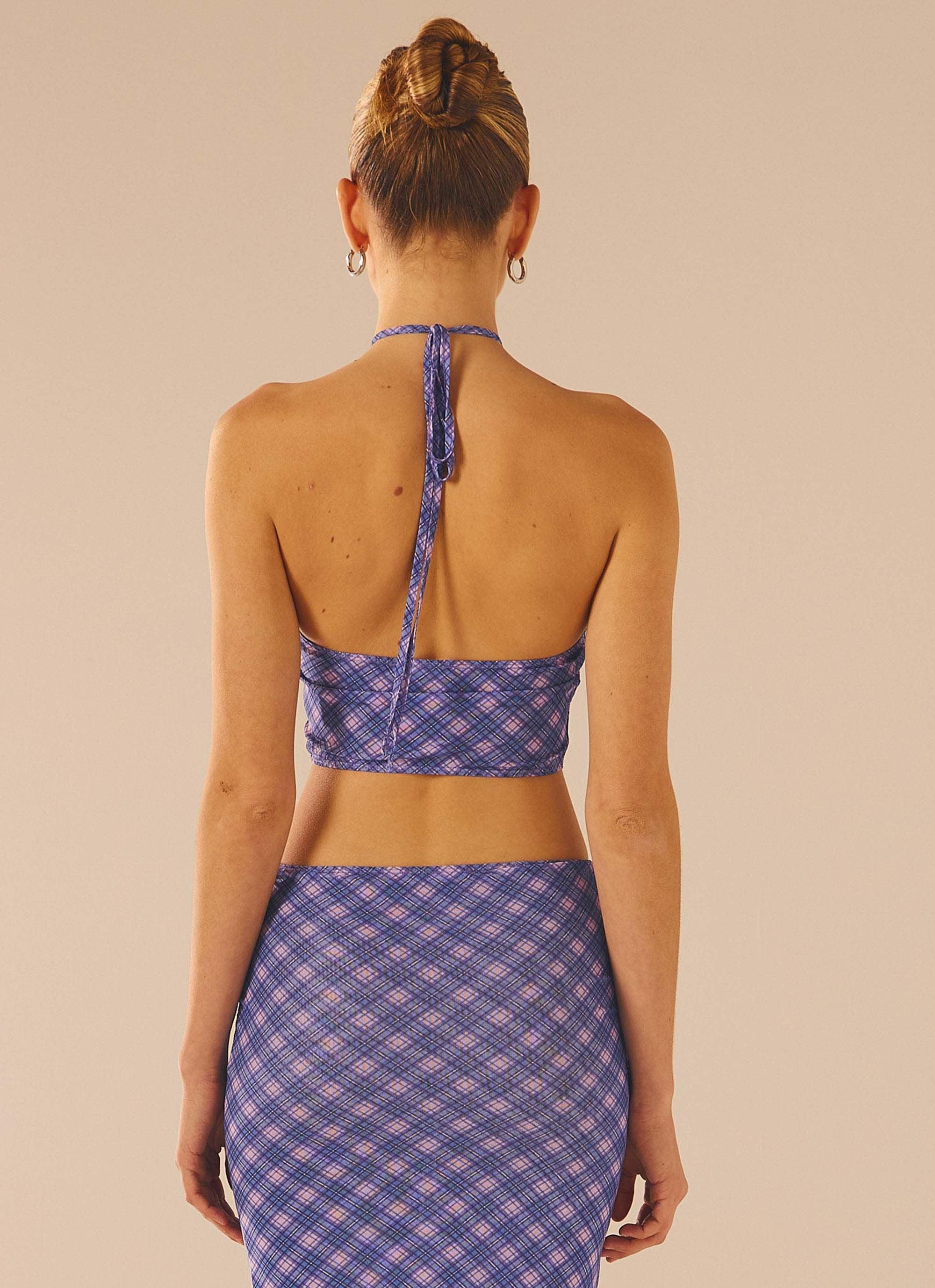 Valetta Vino Crop Top - Purple Haze Product Image