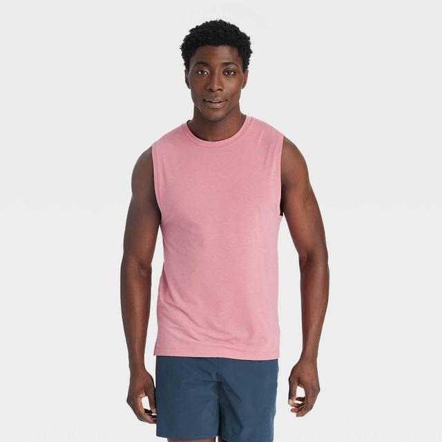 Mens Sleeveless Performance T-Shirt - All In Motion Rose M Product Image