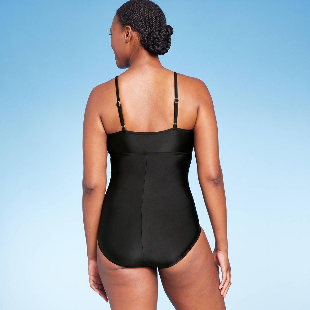 Womens Full Coverage Shirred Front One Piece Swimsuit - Kona Sol Product Image