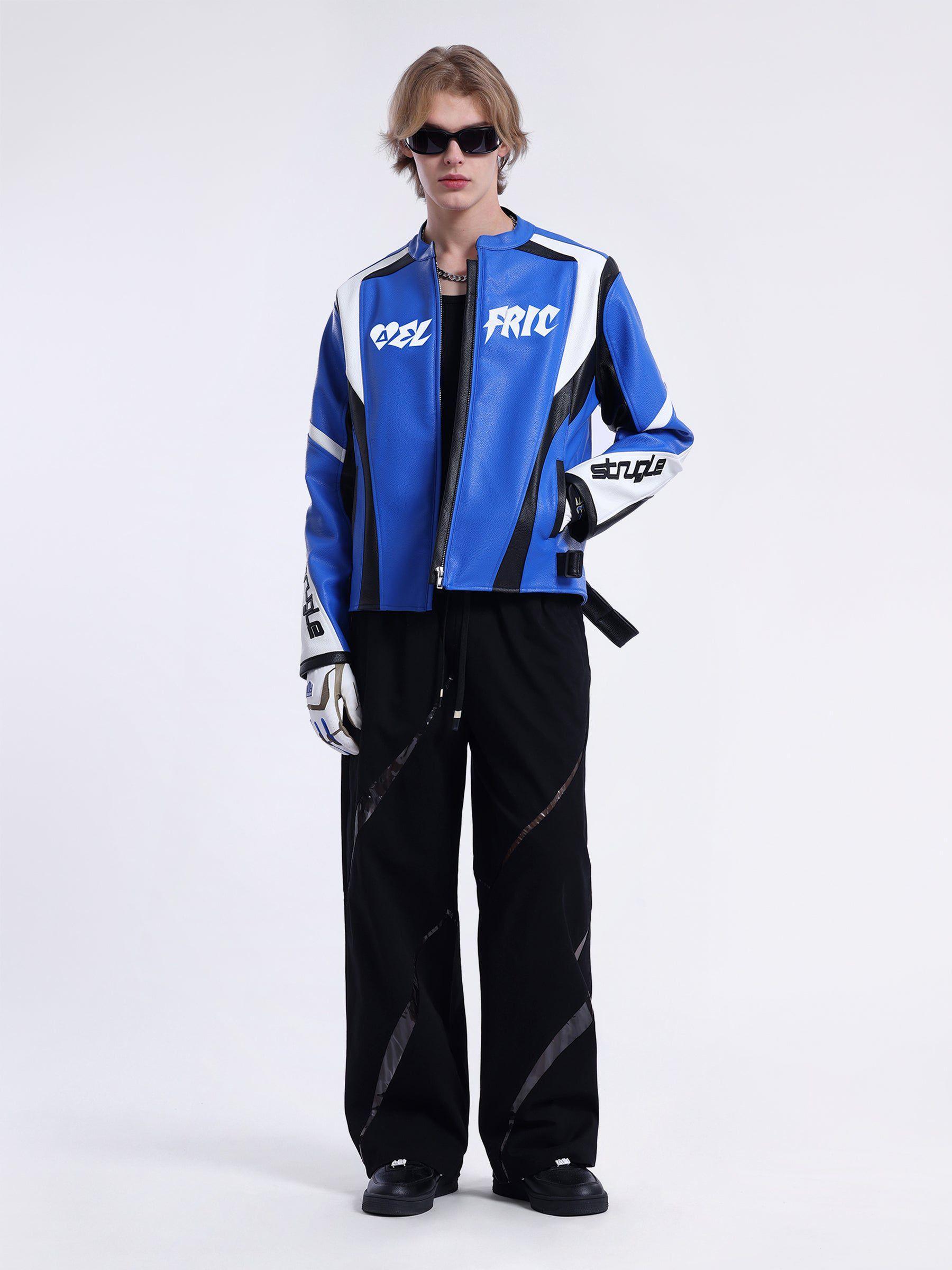 Aelfric Eden Color Blocking Racing Jacket Product Image