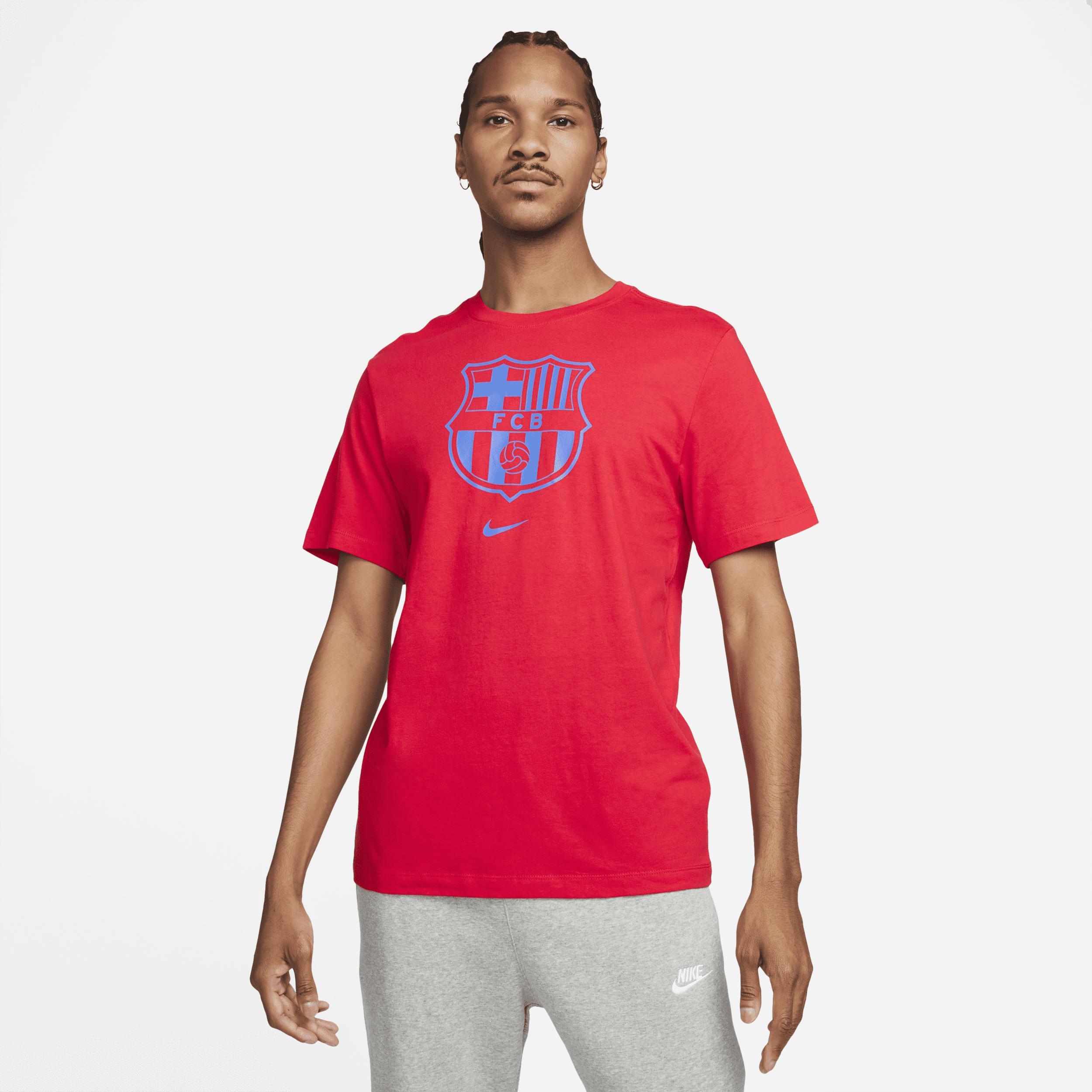 Mens Nike Red Barcelona Team Crest T-Shirt Product Image