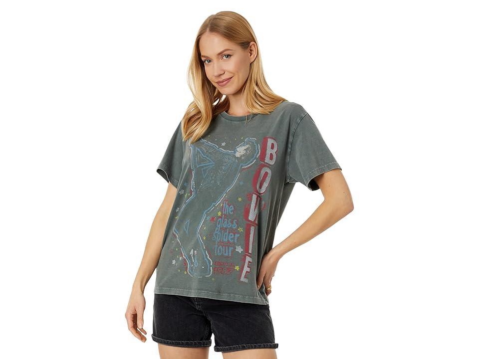 Lucky Brand Bowie Glass Spider Oversize Graphic T-Shirt Product Image