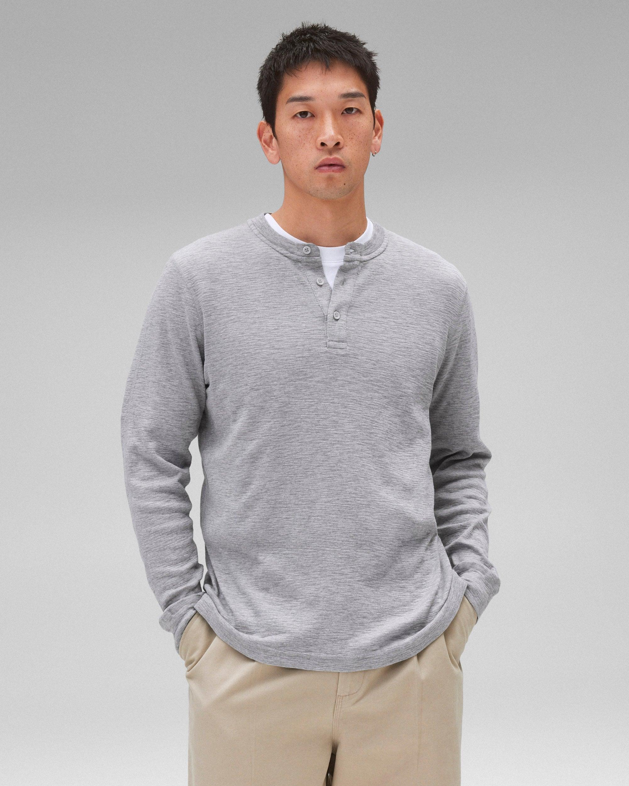 1x1 Slub Henley Male Product Image