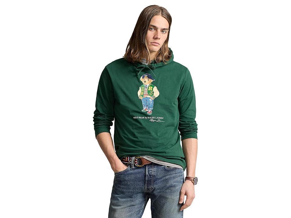 Mens Polo Bear Hooded T-Shirt Product Image