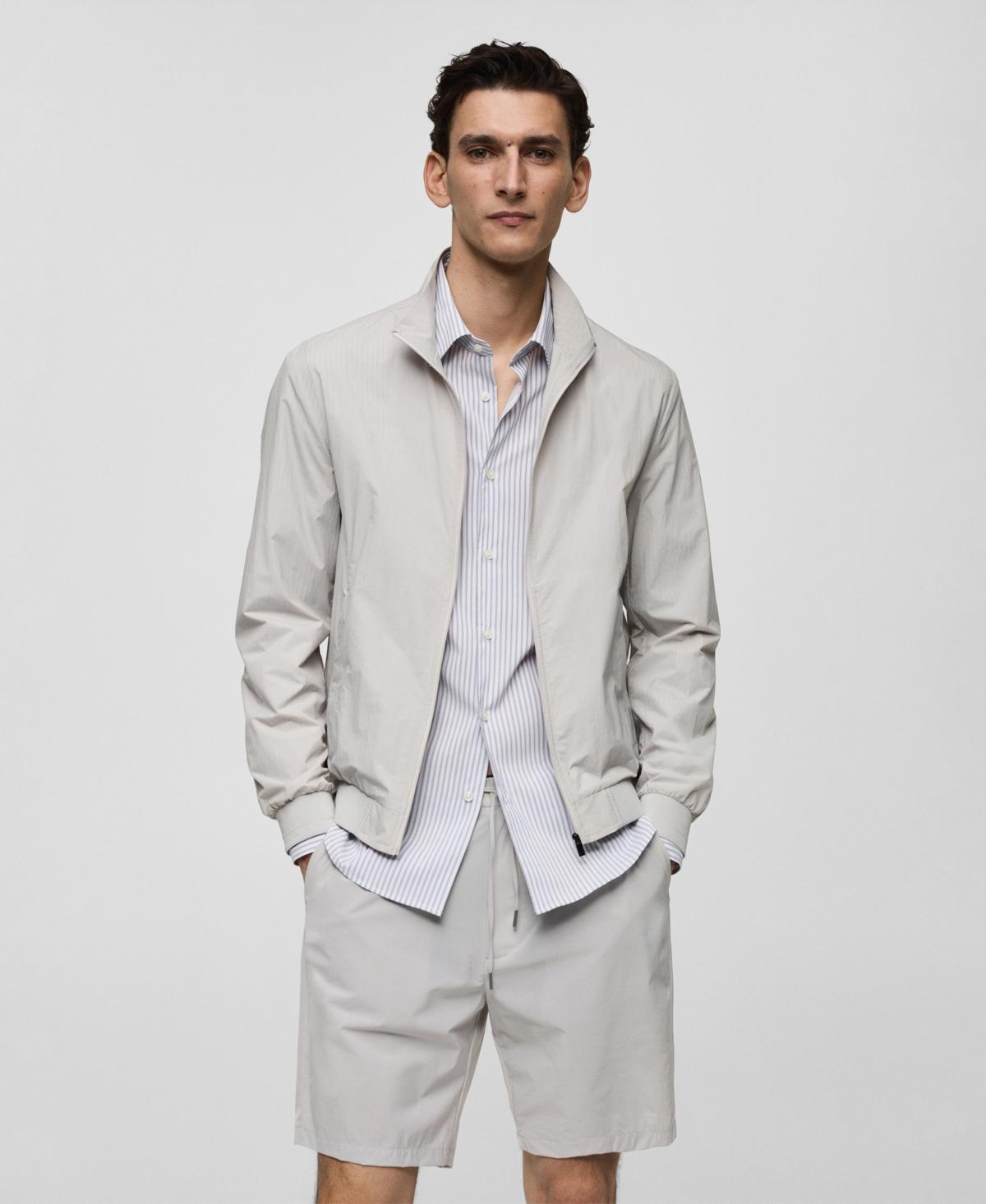 MANGO MAN - Water repellent bomber jacket khakiMen Product Image