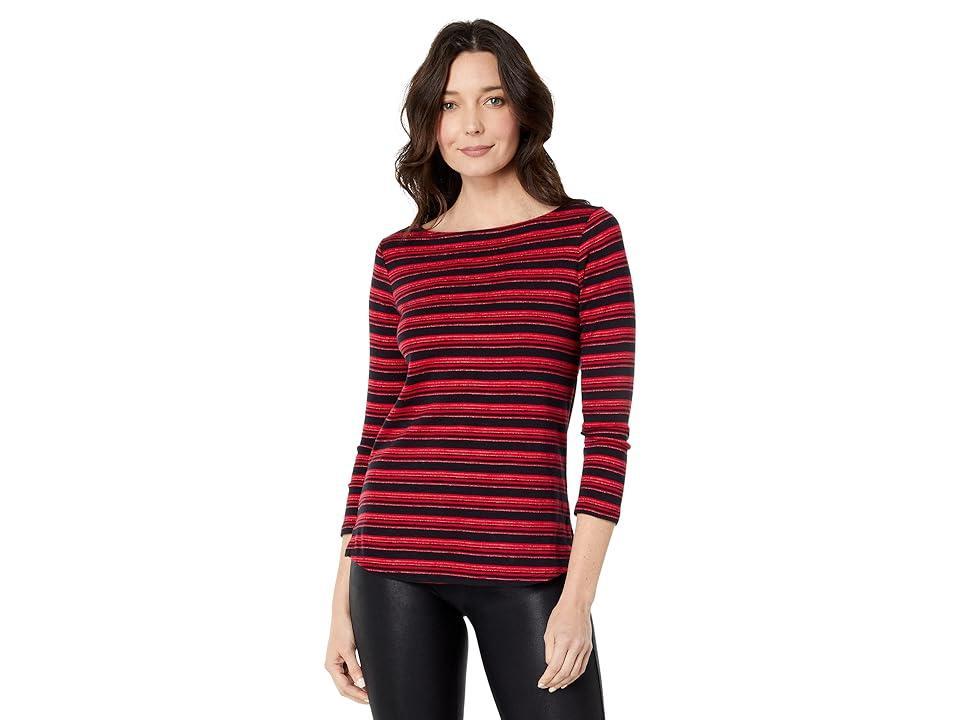 Tommy Bahama Ashby Isles Rib Stripe Tee Women's Clothing Product Image