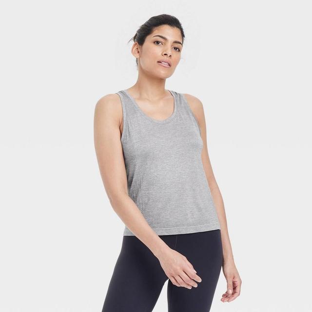 Womens Seamless Tank Top - All In Motion Heathered XL Product Image