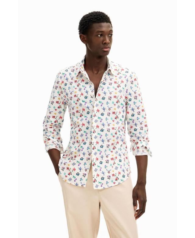 Desigual Mens Floral print shirt Product Image