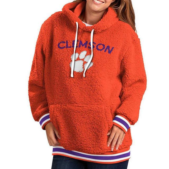 Womens G-III 4Her by Carl Banks Clemson Tigers Game Over Sherpa Pullover Hoodie Product Image