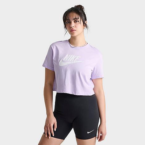 Nike Womens Sportswear Essential Cropped T-Shirt Product Image