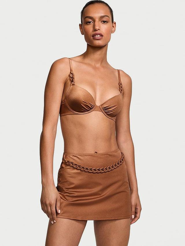 Chain-Link Mini Cover-Up Skirt Product Image