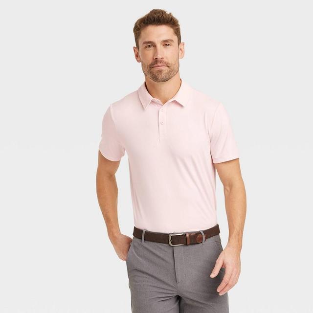 Mens Jersey Polo Shirt - All In Motion Rose XXL Product Image