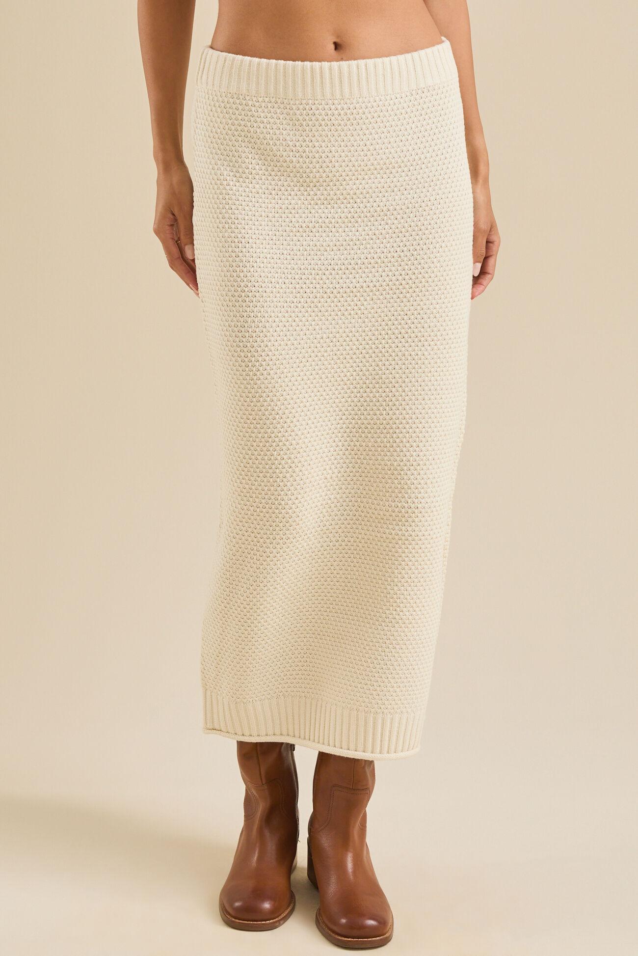 Faith Knit Midi Skirt Product Image