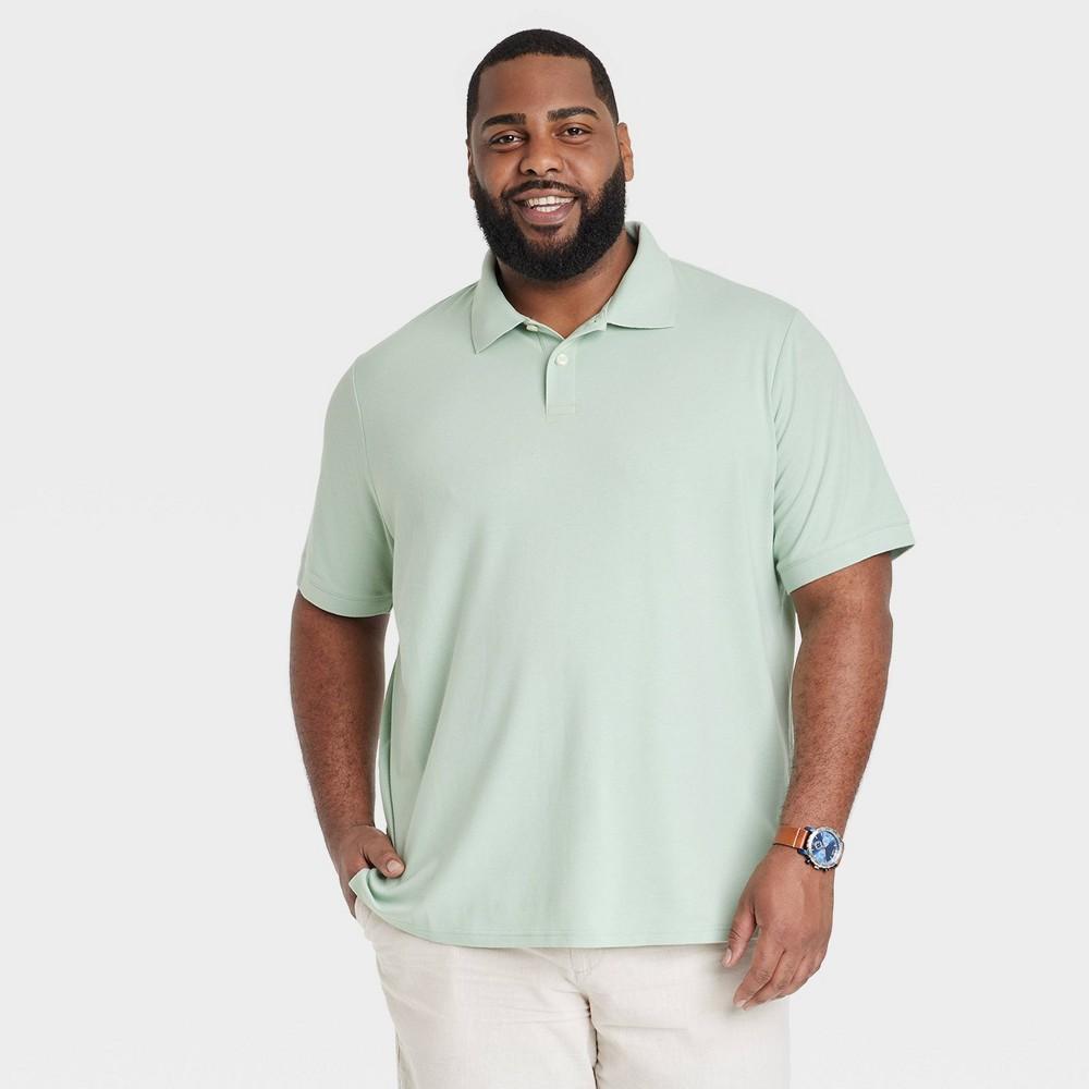 Mens Big & Tall Short Sleeve Polo Shirt - Goodfellow & Co Light 3XLT Product Image