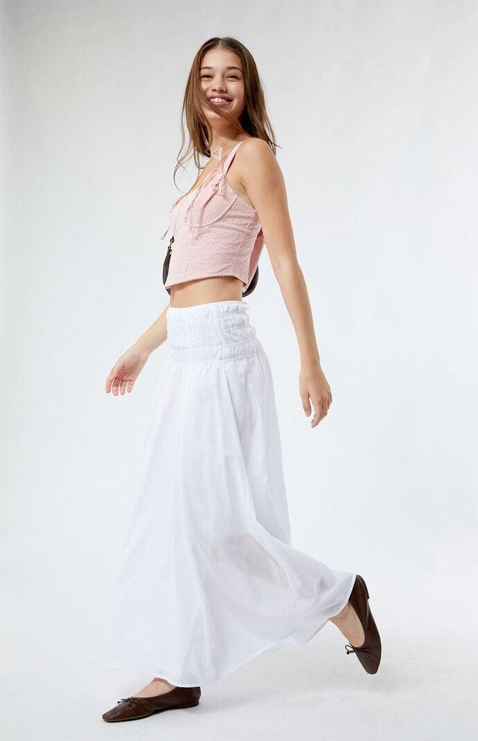 Women's Cotton Tiered Maxi Skirt Product Image