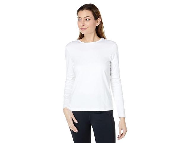 L.L.Bean Pima Crew Neck Long Sleeve Women's Clothing Product Image