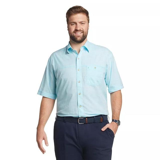 Big & Tall IZOD Sportswear Dockside Chambray Button-Down Shirt, Mens Product Image