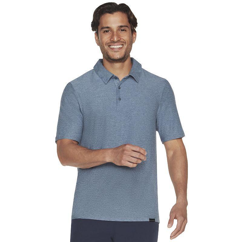 SKECHERS Godri All Day Polo (Smoke ) Men's Clothing Product Image