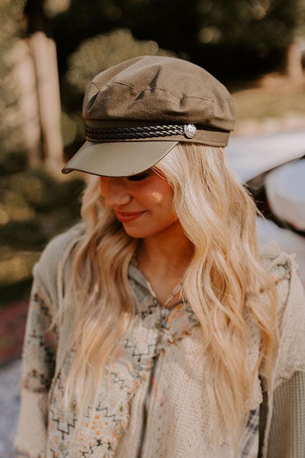 NYC Bound Cabbie Hat in Olive Product Image