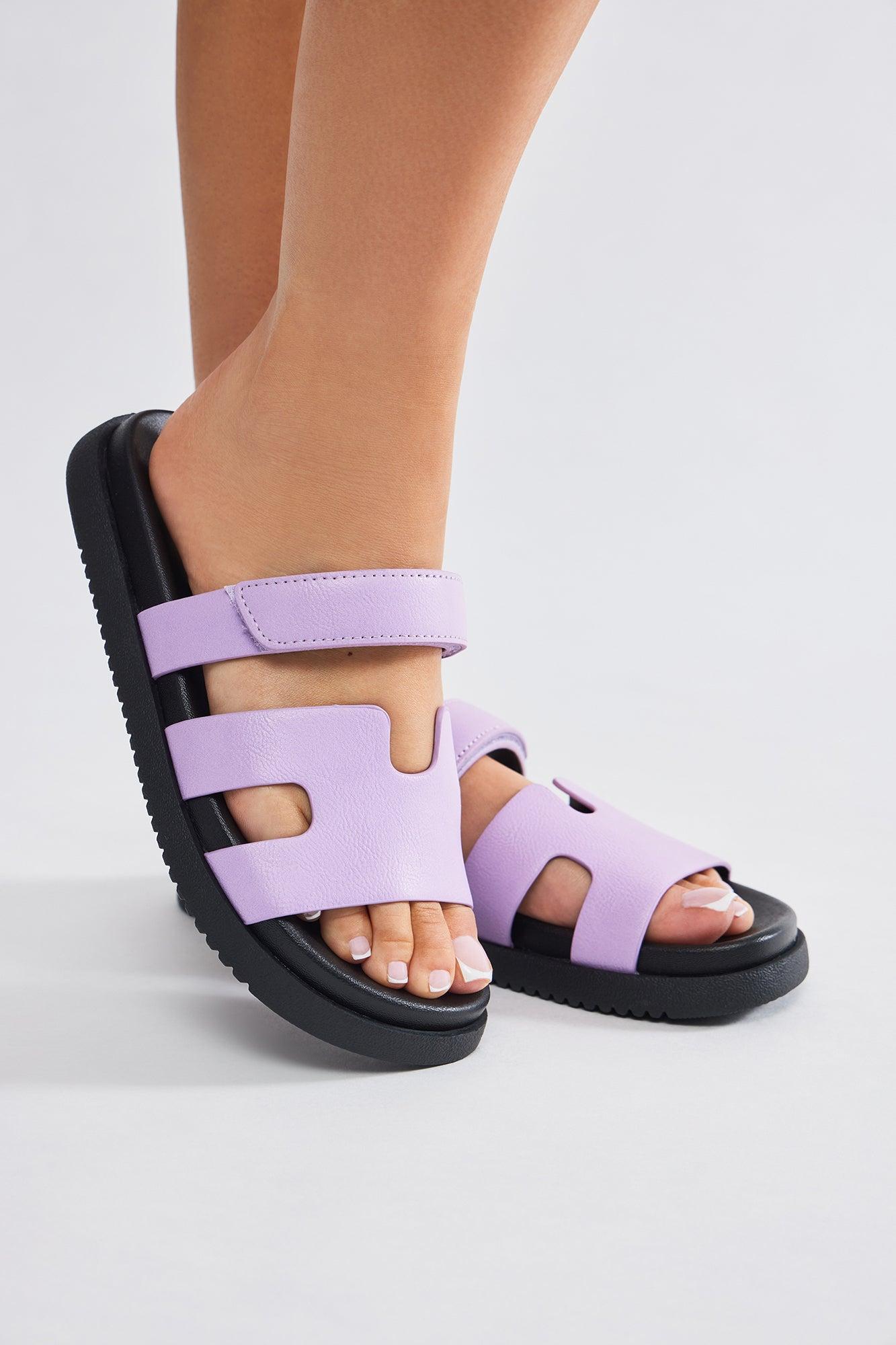 Can't Be Me Casual Slides - Lilac Product Image