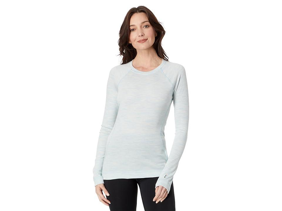 Smartwool Merino 250 Base Layer Crew (Winter Sky Heather) Women's Clothing Product Image