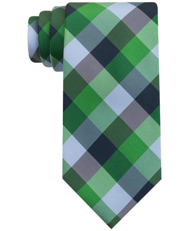 Tommy Hilfiger Mens Buffalo Check Tartan Silk Tie Product Image