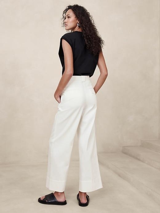 Oceanside Wide-Leg Cropped Pant Product Image