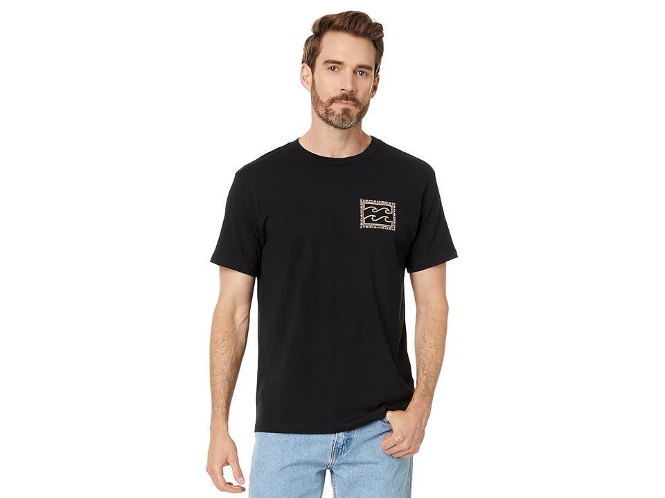 Billabong Crayon Wave Short Sleeve Graphic Tee 2) Men's Clothing Product Image