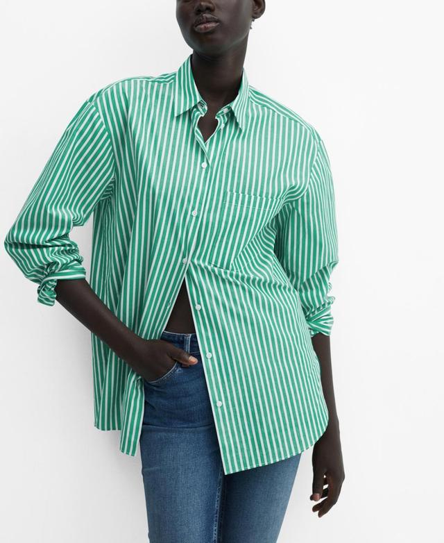 Women's Pocket Oversize Shirt Product Image