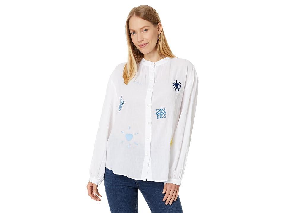 Elliott Lauren Evil Eye Long Sleeve Shirt Women's Clothing Product Image