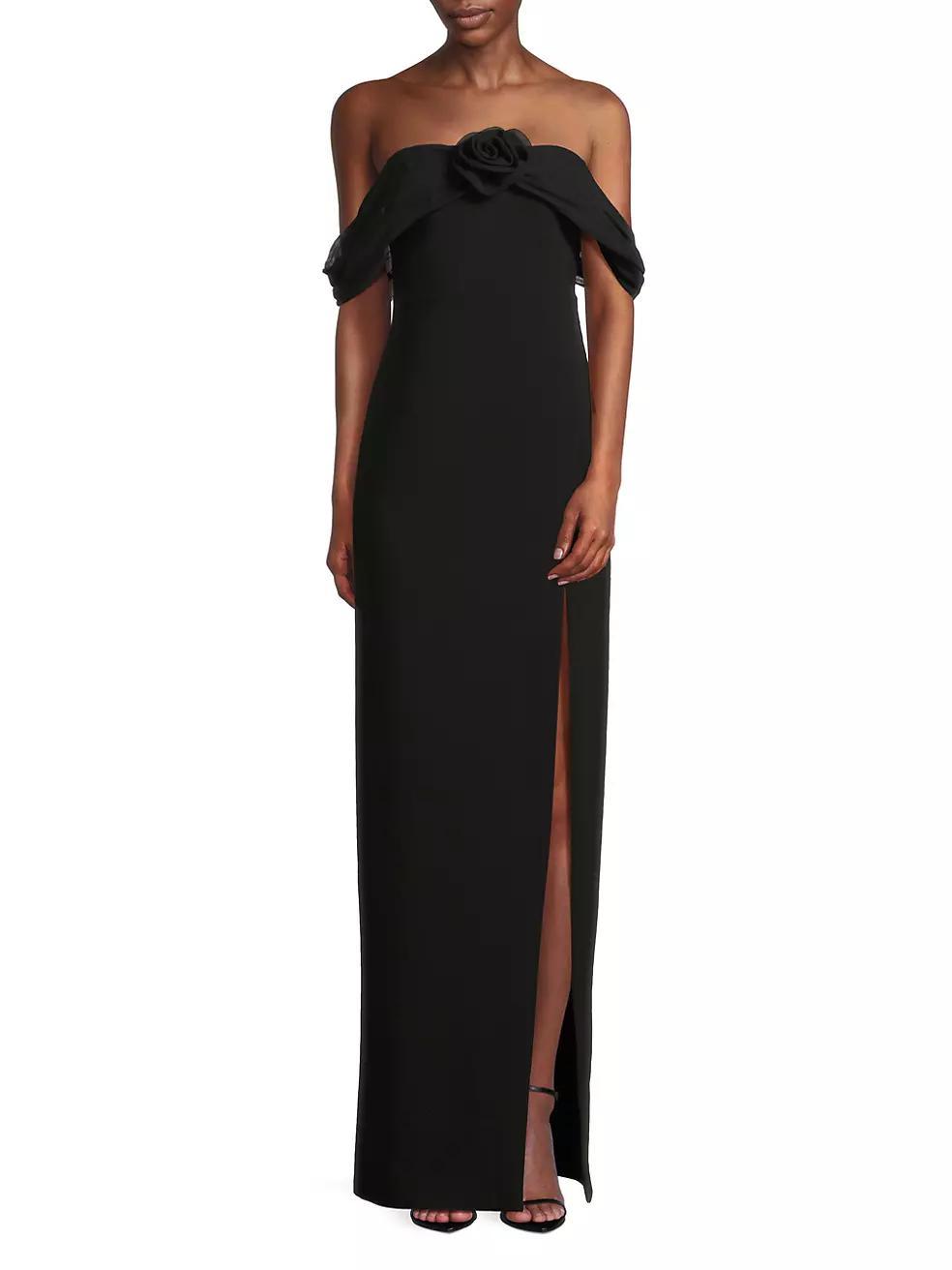 Toula Off-the-Shoulder Column Gown Product Image