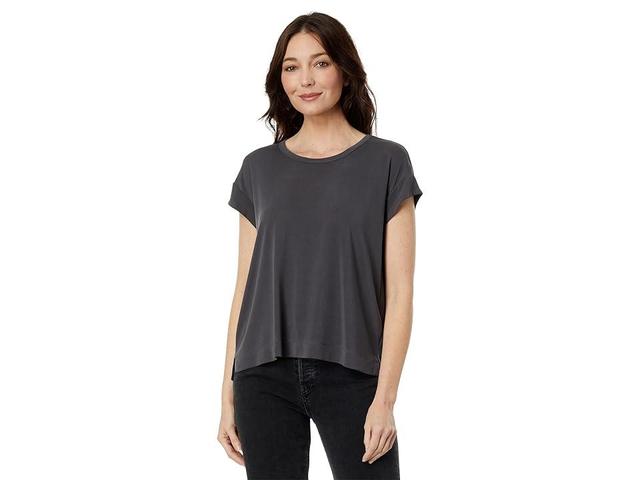 Splendid Arlo Sandwash Jersey Crew Tee (Lead) Women's Clothing Product Image