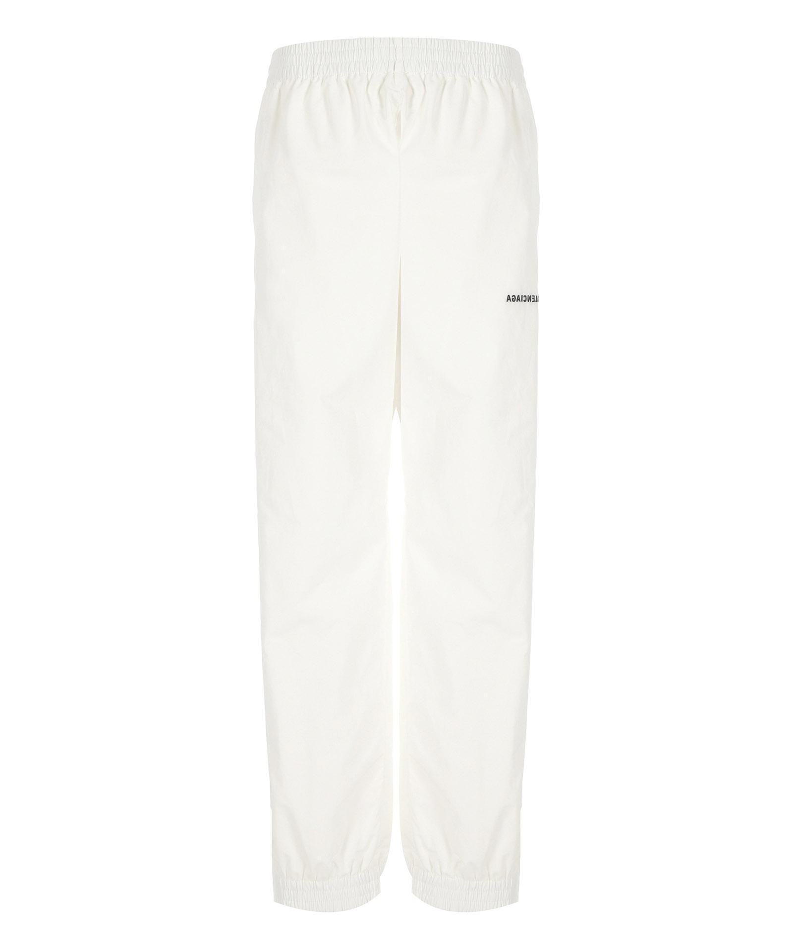 BALENCIAGA Regular Fit Tracksuit Style Pants In White Product Image