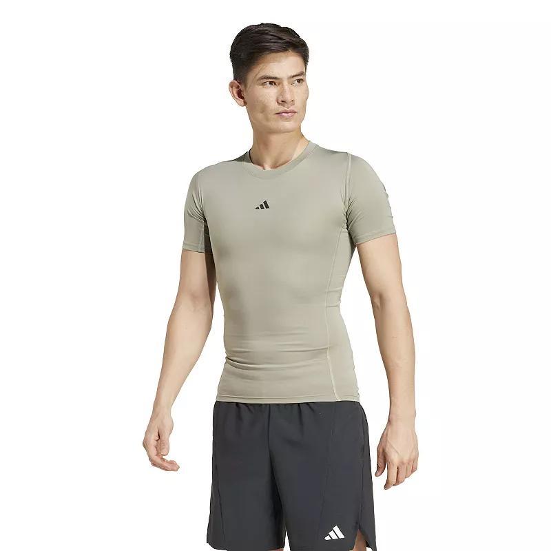 Big & Tall adidas Techfit Slim Training T-Shirt, Mens Product Image