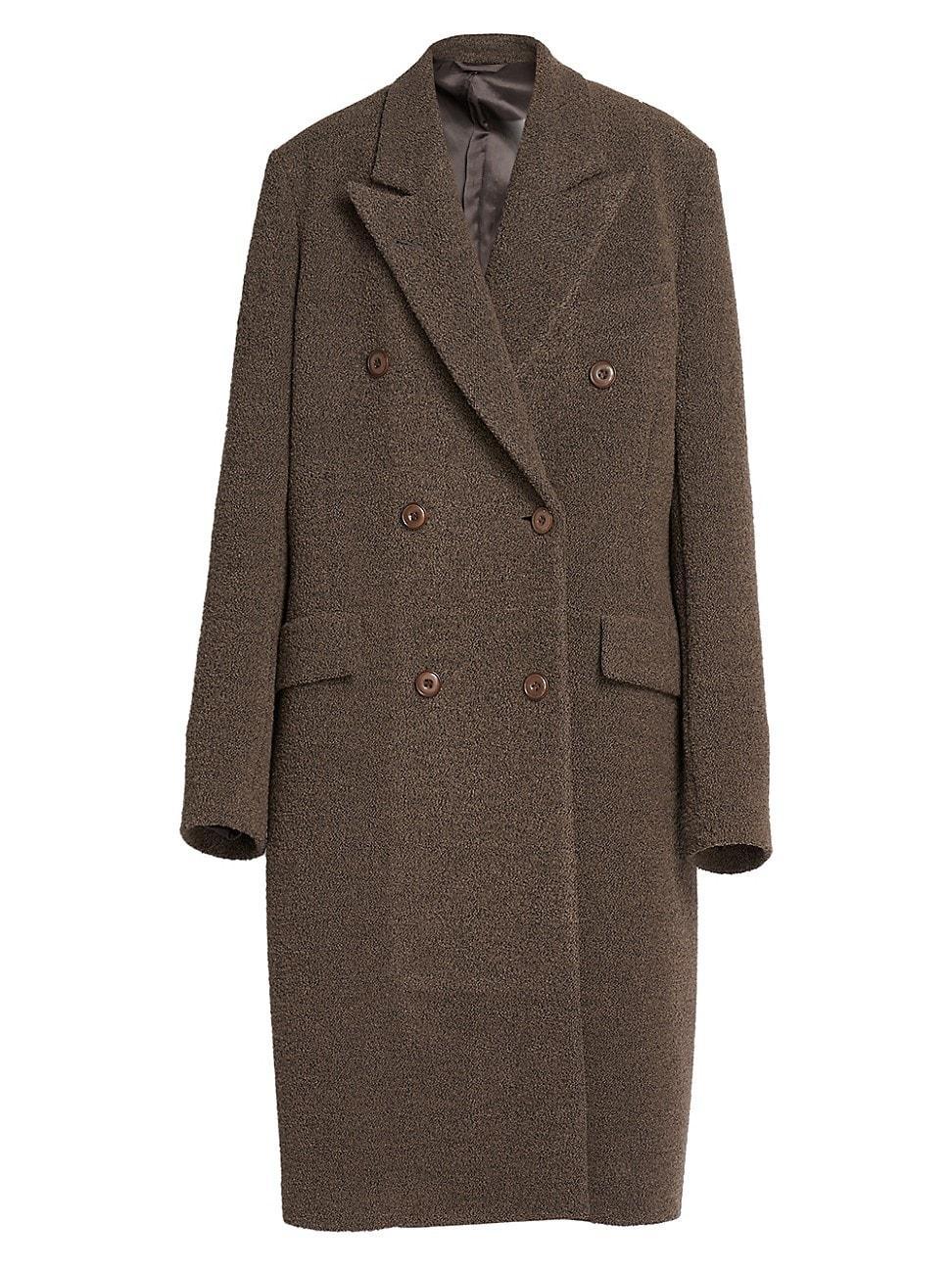 Acne Studios Ojama Wool Blend Boucl Coat Product Image