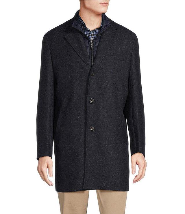 Cremieux Long Sleeve Wool-Blend Top Coat Product Image