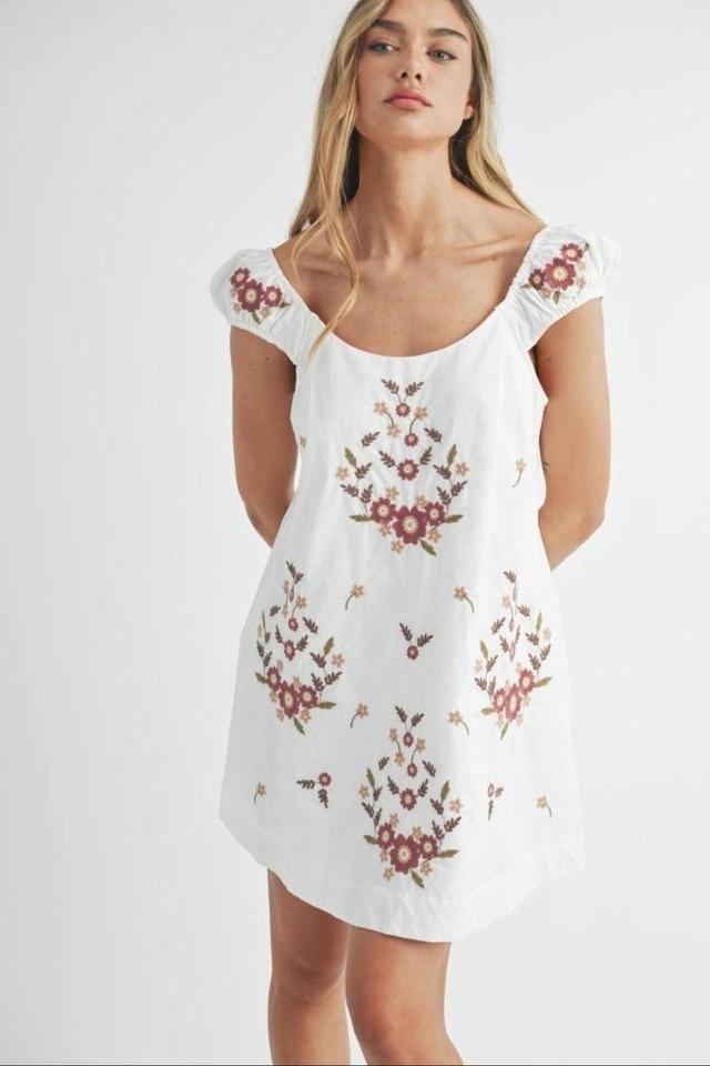 Floral Embroidered Dress Product Image