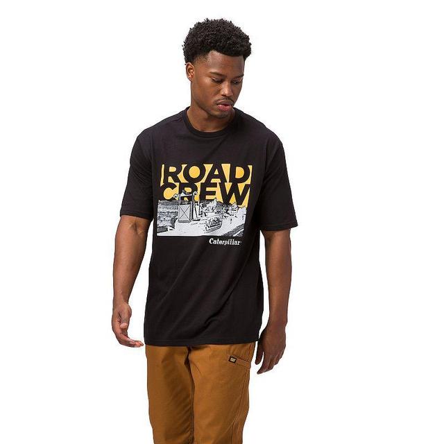 Mens Caterpillar CAT Foundation Road Crew Graphic Tee Product Image