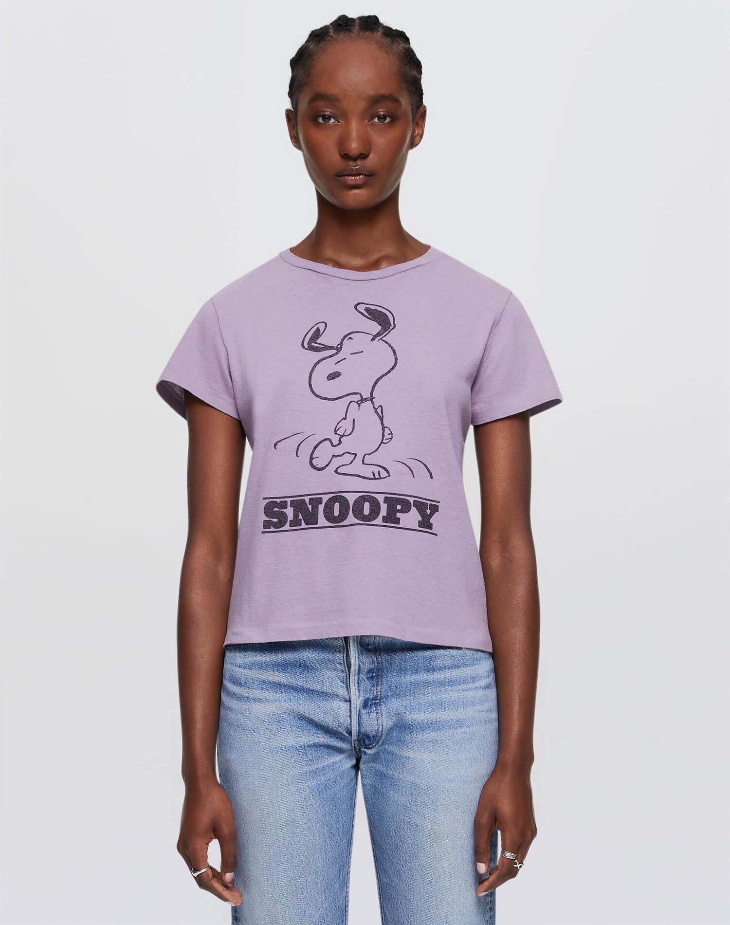 Classic "Snoopy Dancing" Tee - Lavender Product Image