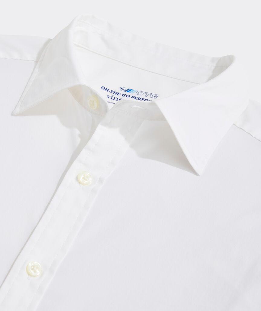 On-The-Go brrrº Solid Spread Collar Shirt Product Image