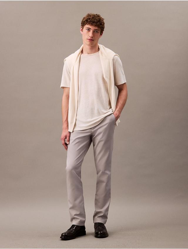 Calvin Klein Mens Modern Stretch Chino Pants - Grey - 32W x 32L Product Image