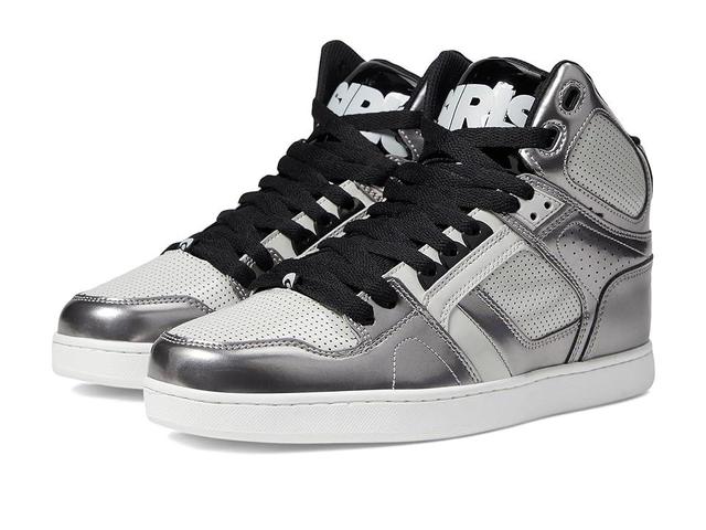 Osiris NYC 83 CLK (Silver/Black Men's Shoes Product Image